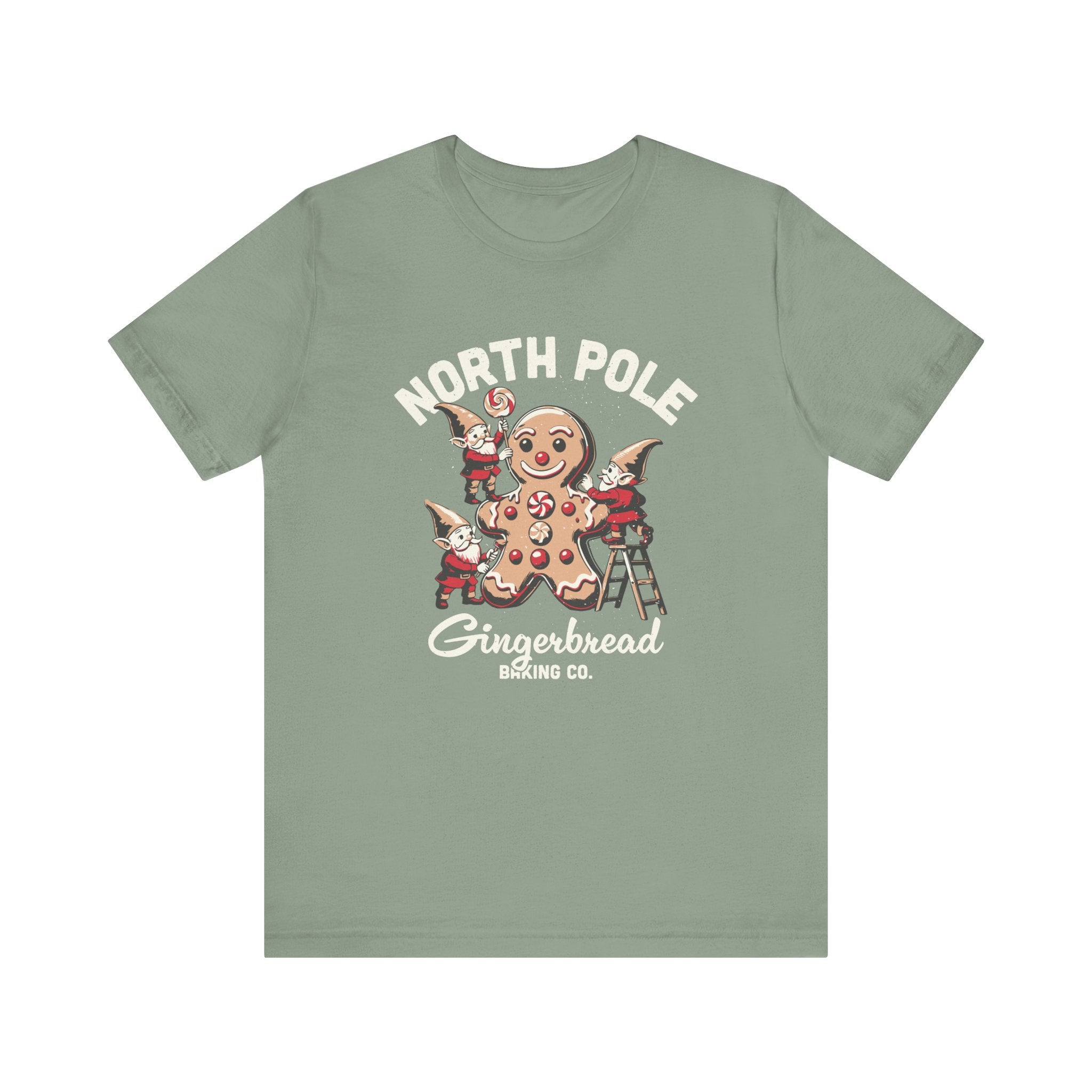 North Pole Baking Co. Gingerbread Man Christmas Shirt