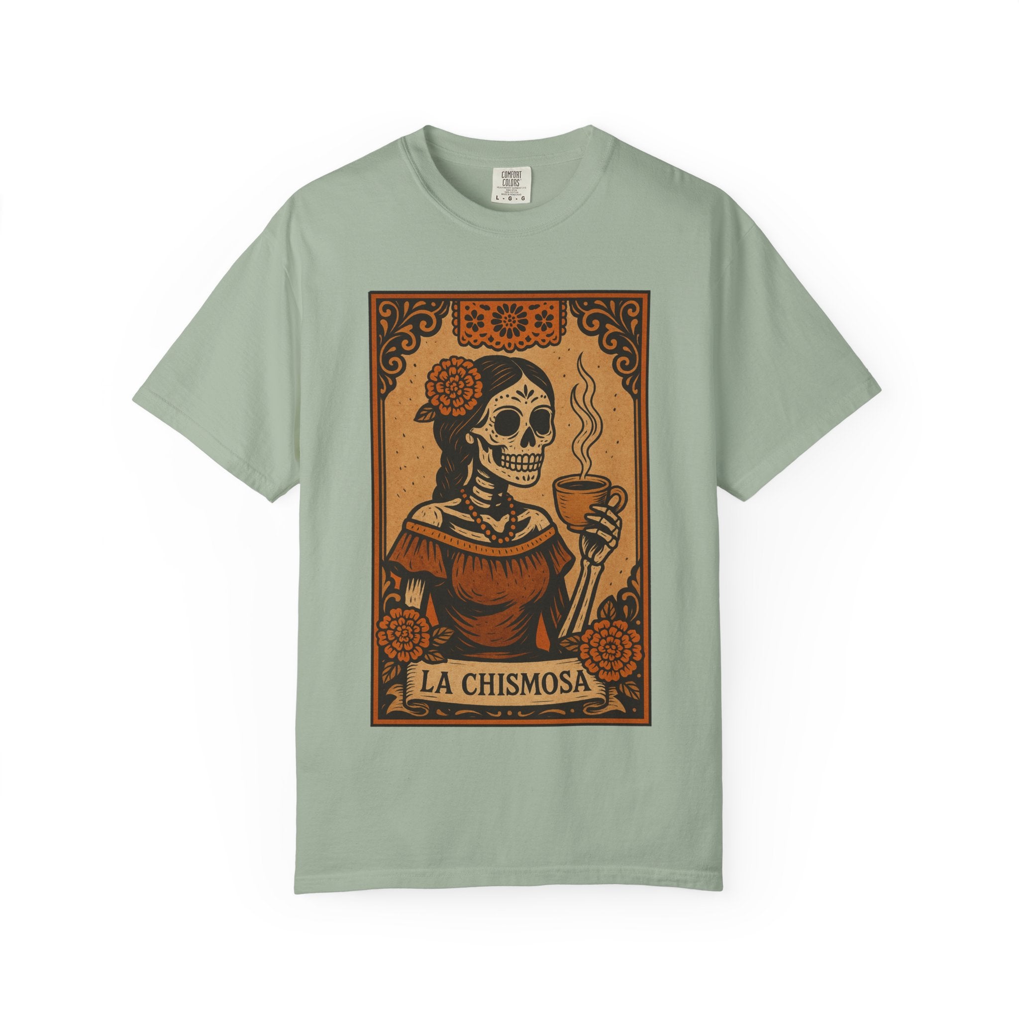 La Chismosa Womens Mexican Tarot Card Shirt