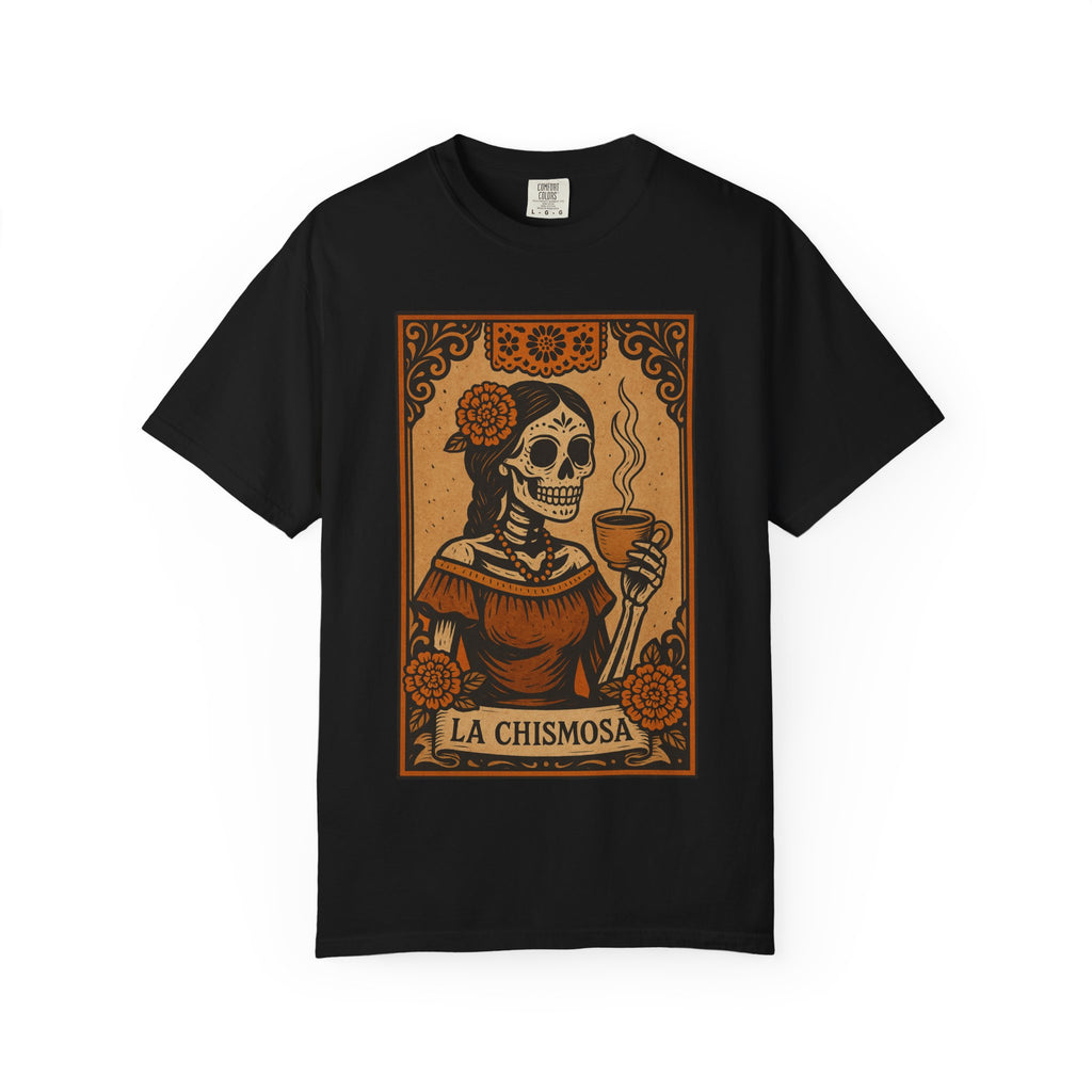 La Chismosa Womens Mexican Tarot Card Shirt