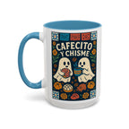 Cafecito y Chisme Mexican Talavera Style Mug