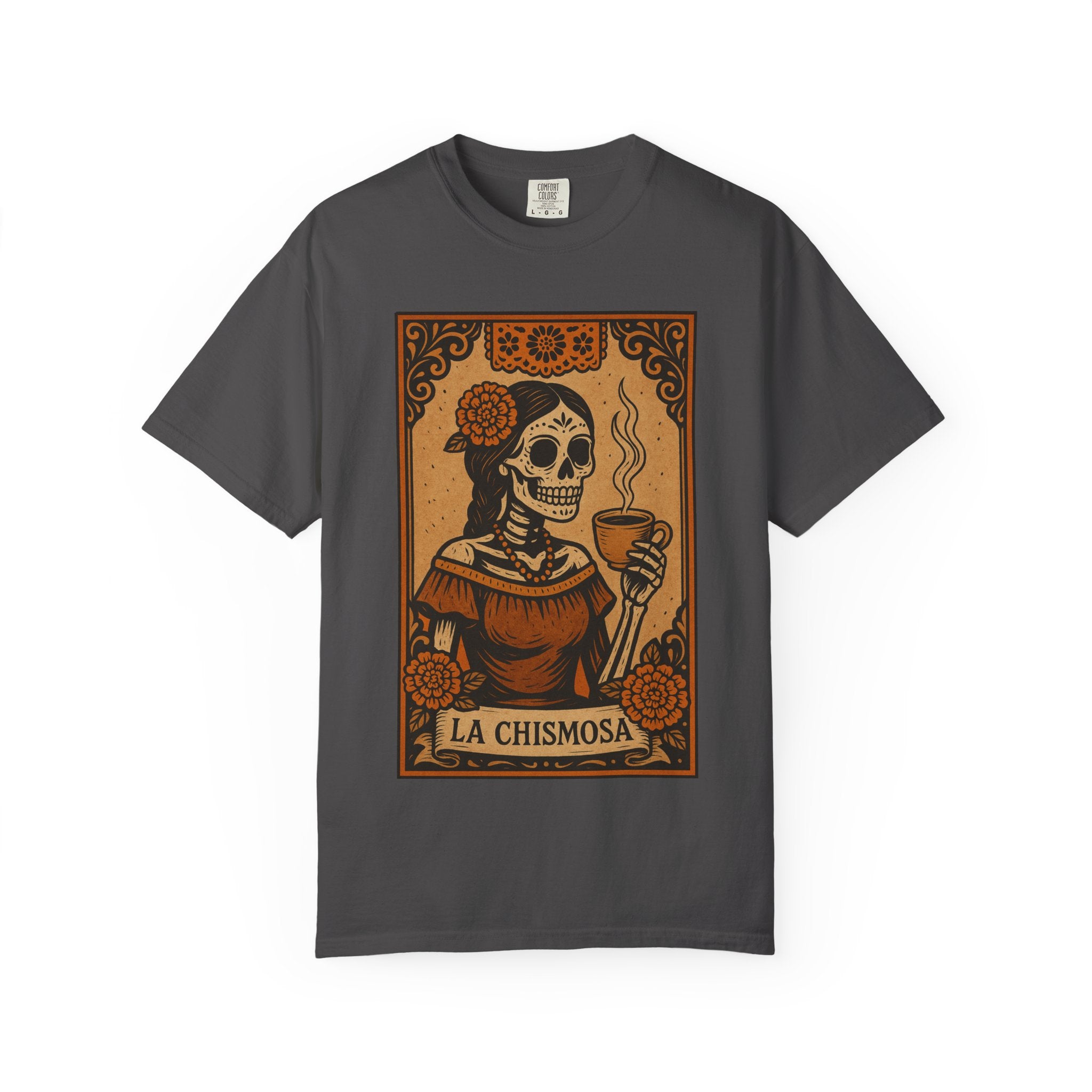 La Chismosa Womens Mexican Tarot Card Shirt