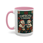 Cafecito y Chisme Mexican Talavera Christmas Mug