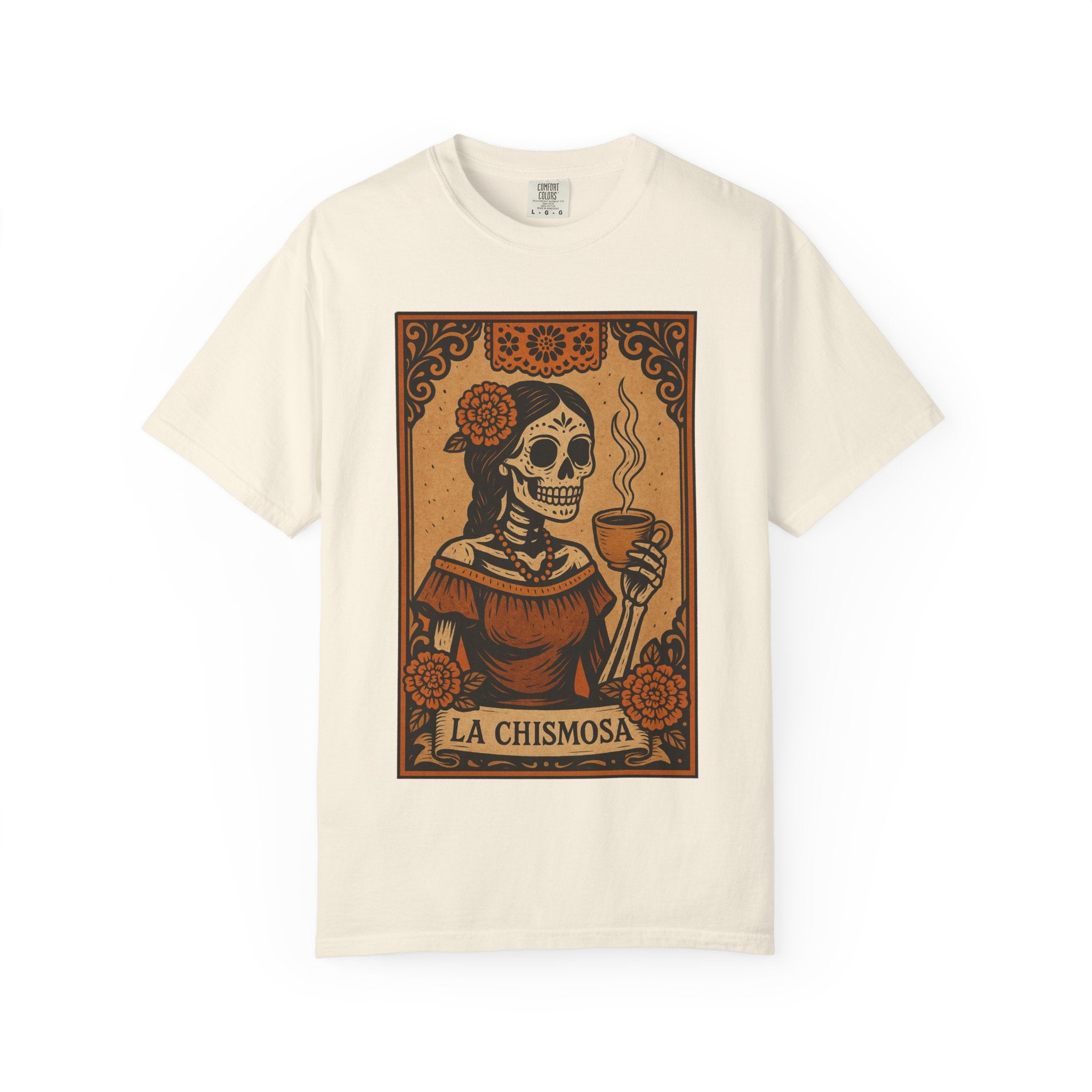 La Chismosa Womens Mexican Tarot Card Shirt