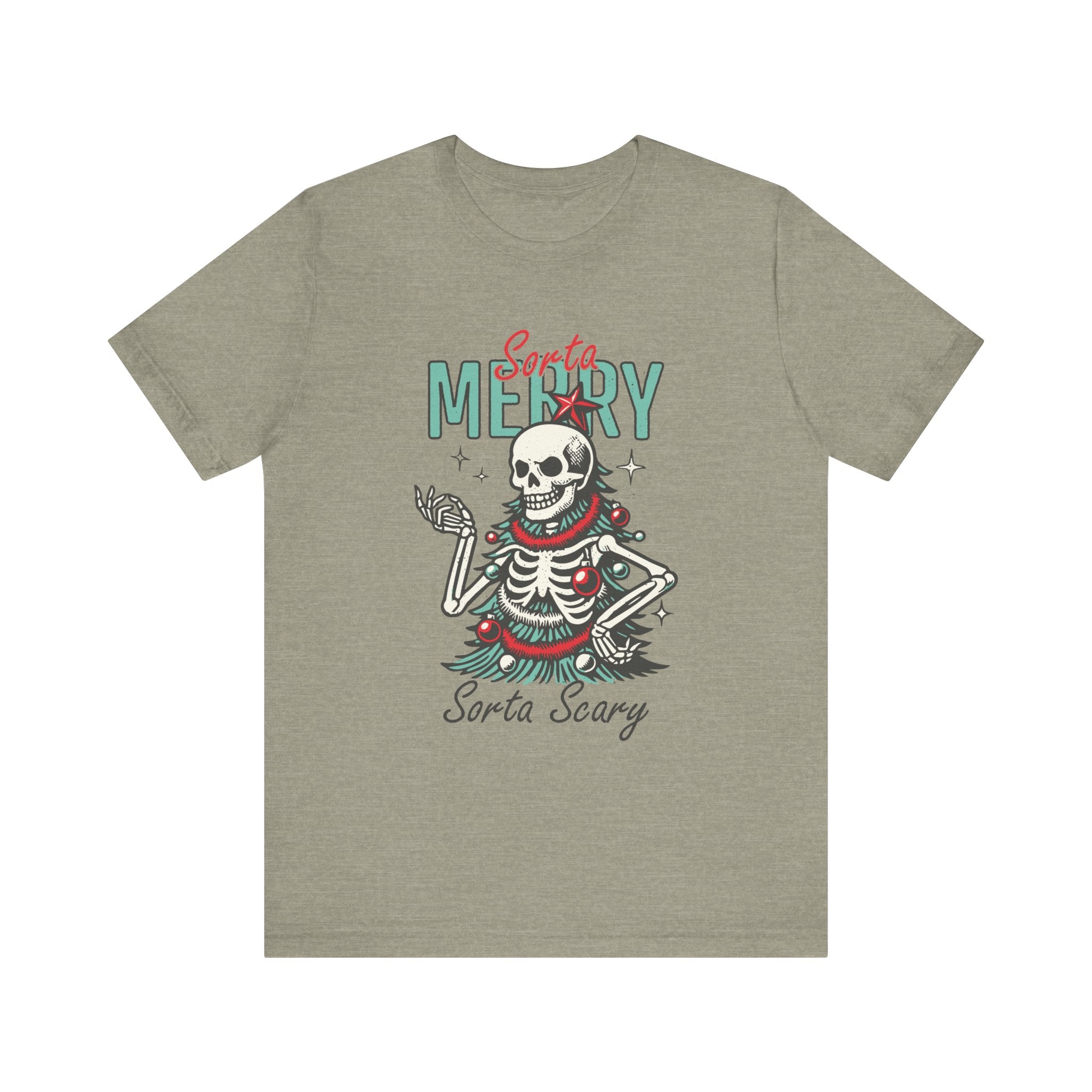 Sorta Merry Sorta Scary Skeleton Christmas Shirt