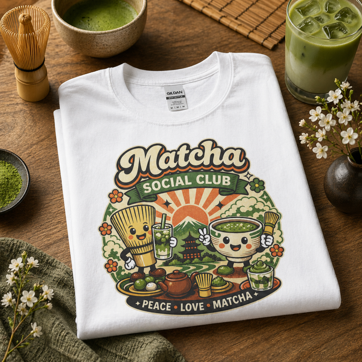 Matcha Social Club Graphic Tee
