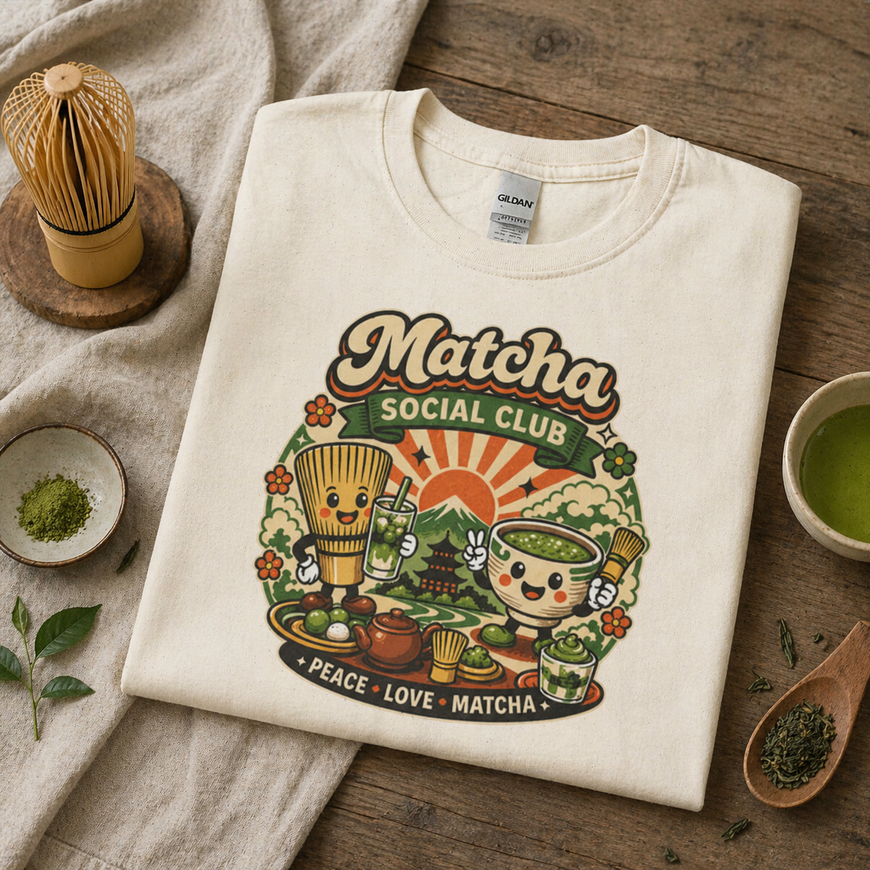 Matcha Social Club Graphic Tee