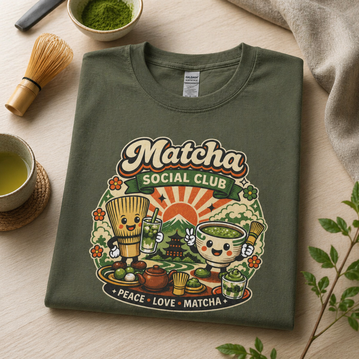 Matcha Social Club Graphic Tee