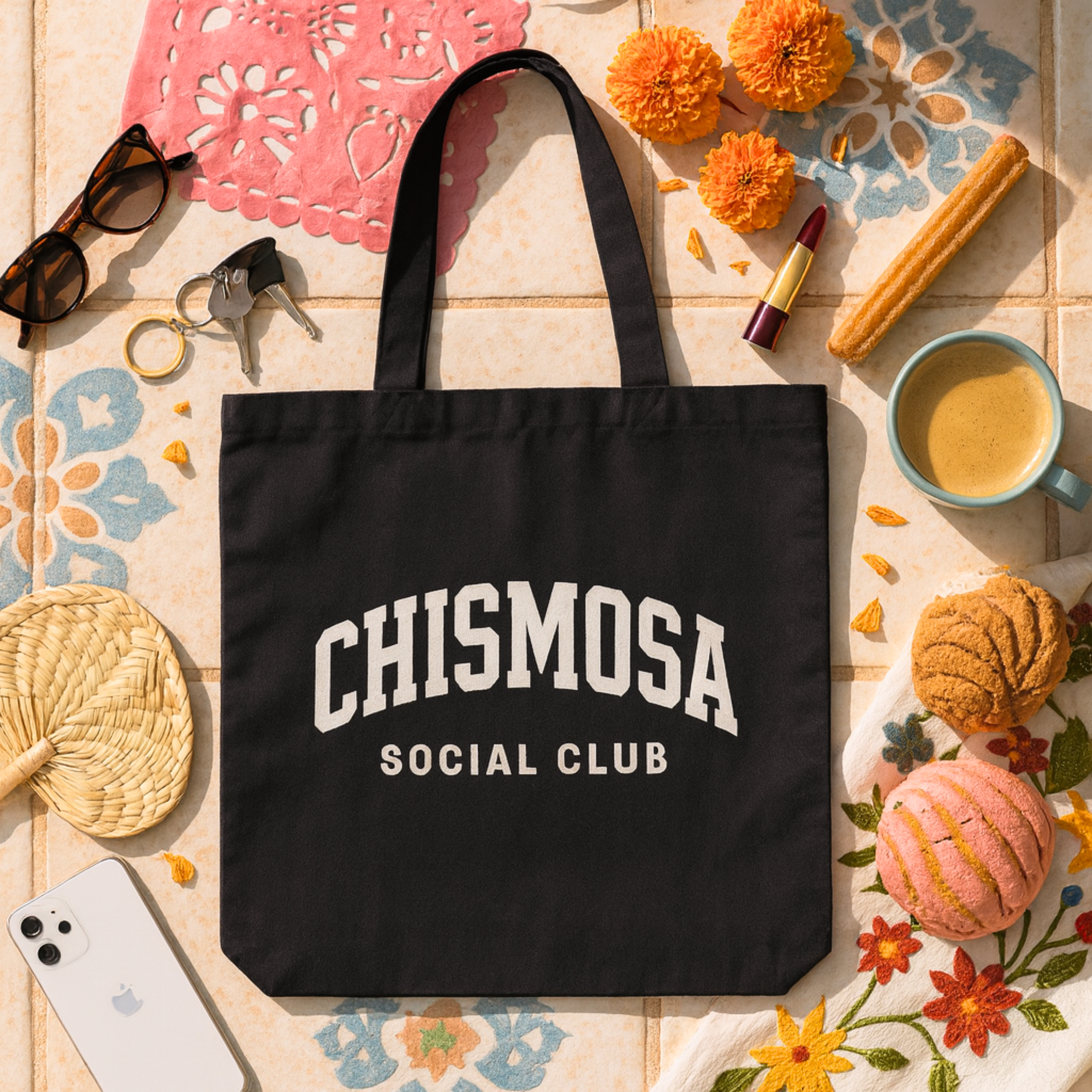 Chismosa Social Club Tote Bag